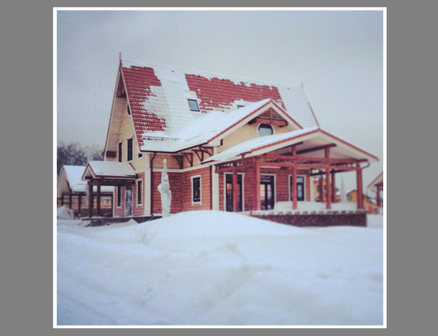 Загородный дом из бруса - проект реализован