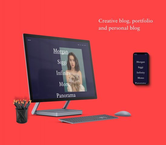 Creative blog, portfolio and personal blog