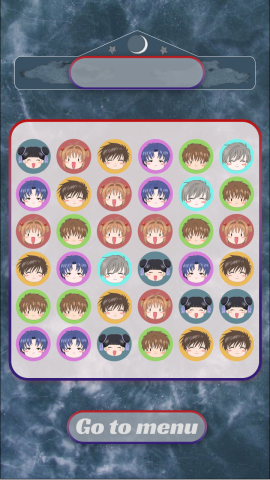 Игра три в ряд 6х6