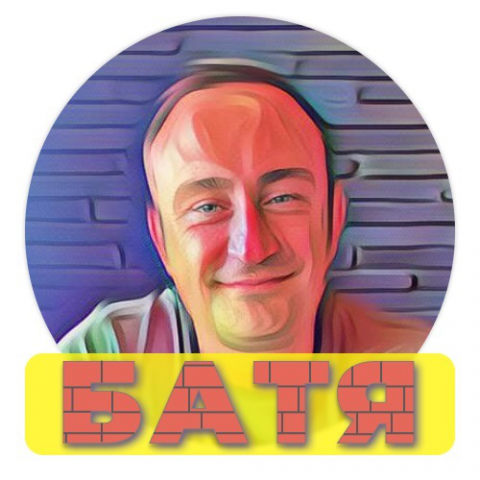 Лого для YouTube канала "Батя"