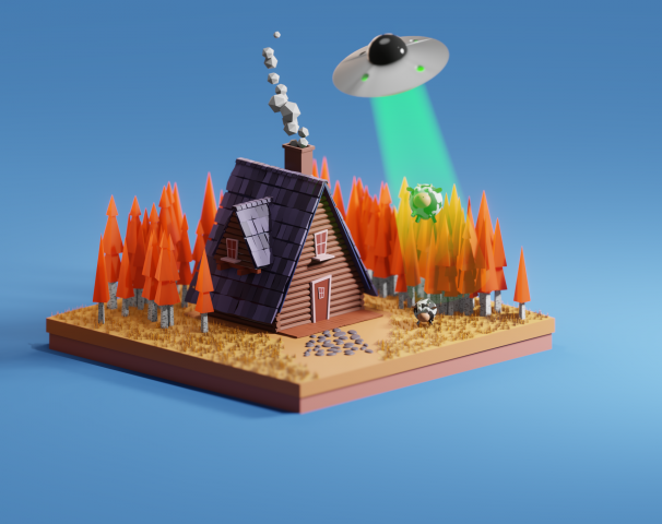 UFO attack