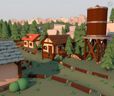 low-poly моделирование