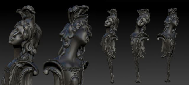 фрагмент декора тумбы