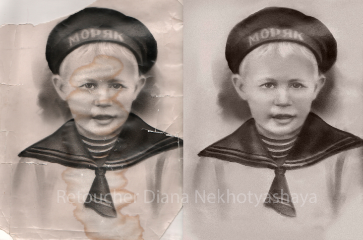 Ретушь старых фотографий