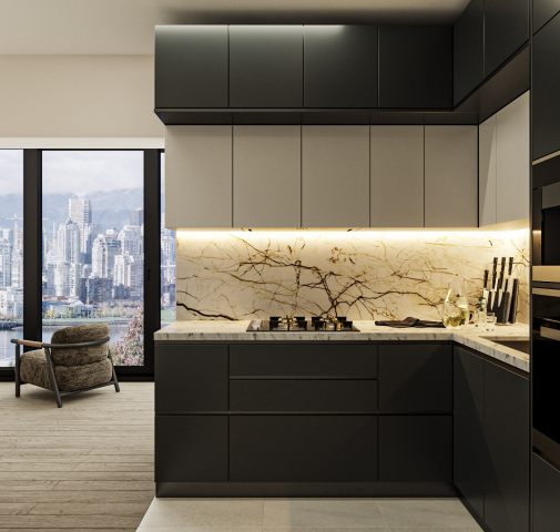 Визуализация интерьера кухни