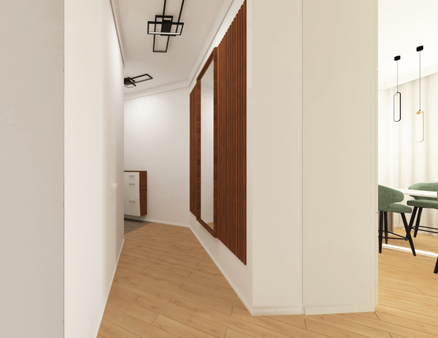 Визуализация интерьера прихожей