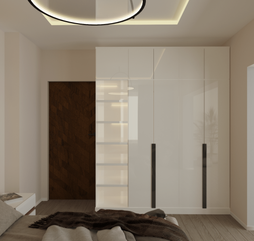 Визуализация интерьера спальни