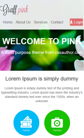 Мобильная вёрстка #1