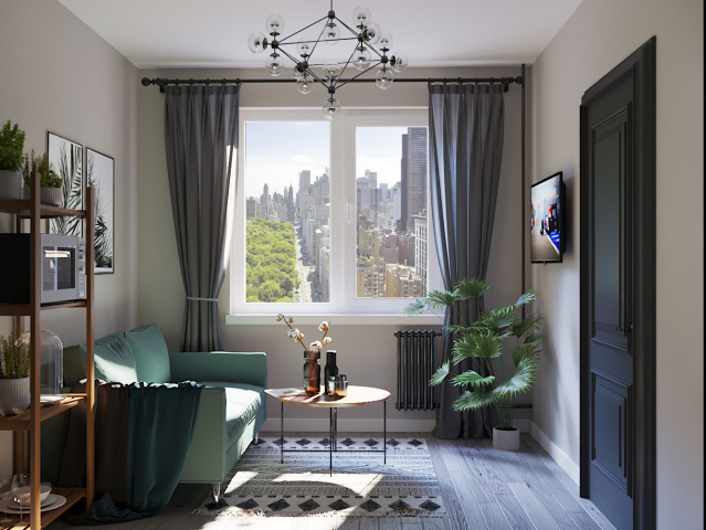 Интерьер кухни. 3d визуализация