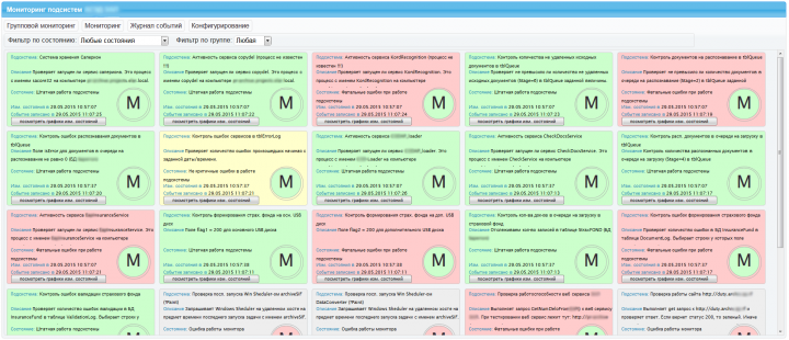 Web приложение удаленного мониторинга различных информационных п