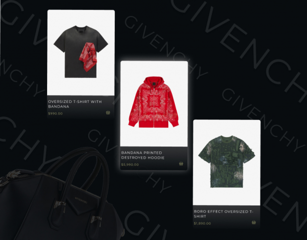 Редизайн сайта Givenchy