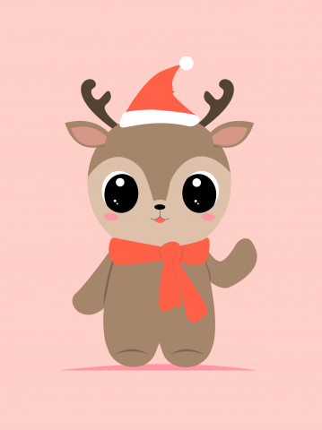 Christmas deer