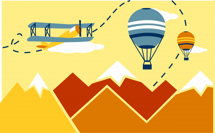 Эскиз росписи стены в детской комнате