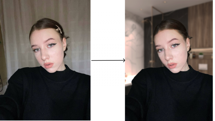 Изменение фона фотографии