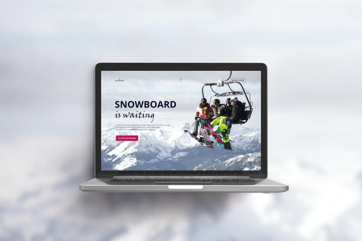 Главный экран Горнолыжного курорта