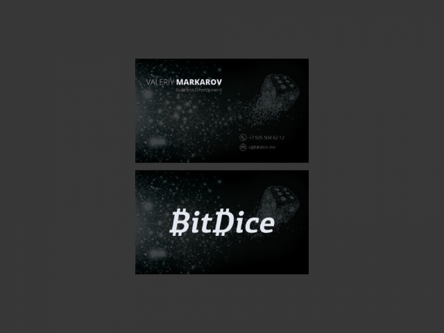 Визитки bitcoin казино