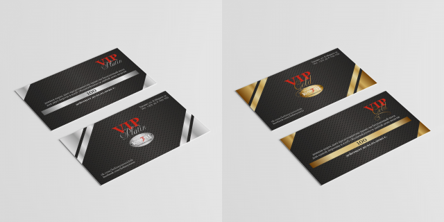 Vip-карты для клиентов. platin/gold