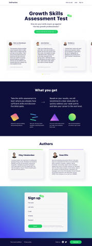 Сайт Теста школы Gopractice