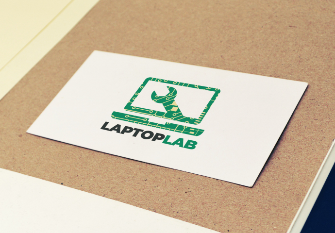 Логотип для компании ремонта ноутбуков LaptopLab