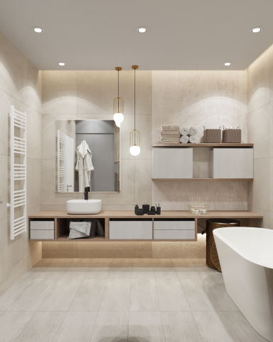 Санузел в современном стиле