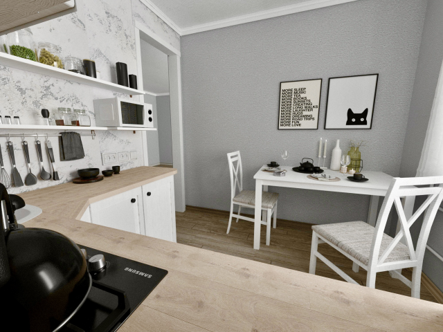 Кухня в скандинавском стиле