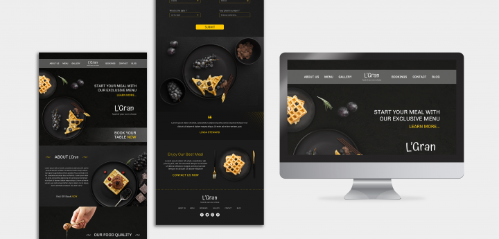 «Landing page» Готовое решение для вашего сайта [студия WOUTERS]