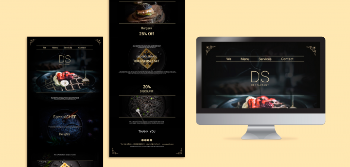 «Landing page» Готовое решение для вашего сайта [студия WOUTERS]