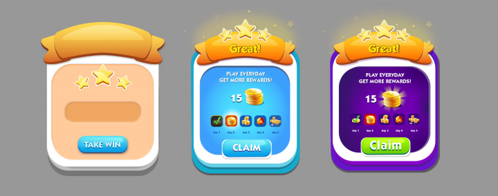 Интерфейс игры - варианты цвета