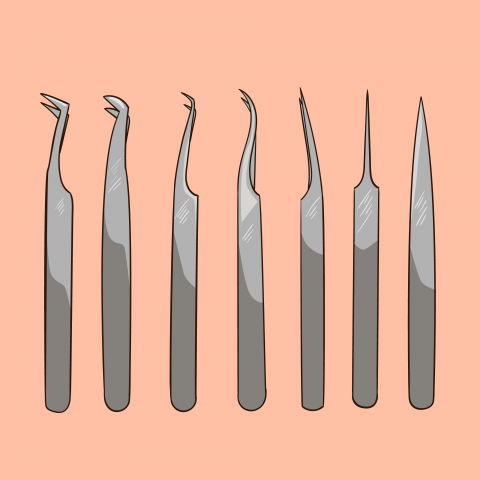 tweezers illustration
