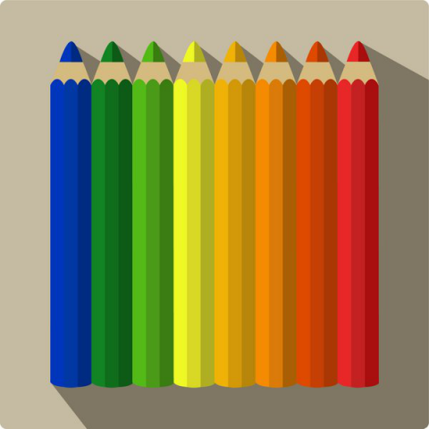 colour pencils