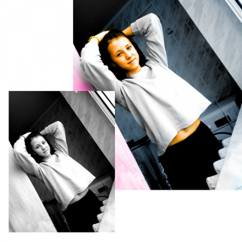 Раскраска ЧБ фото