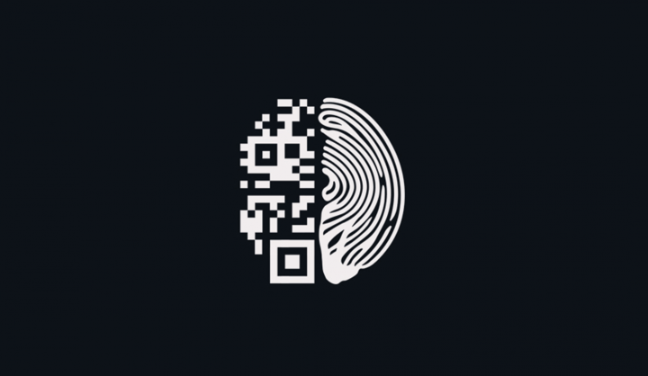 QR код отпечаток пальца
