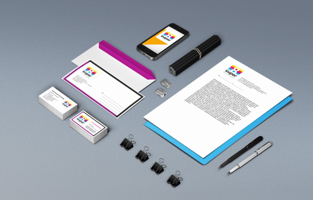 Фирменный стиль для кинотеатра Super 8