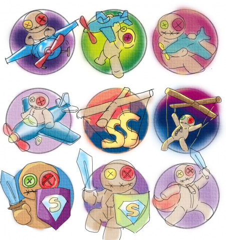 Эскизы иконки для игры