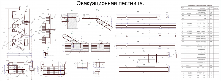 Эвакуационная лестница