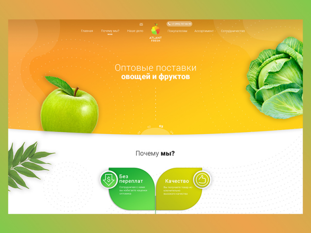 Сайт оптовых поставок овощей и фруктов