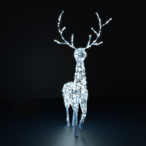 олень каркасная иллюминация