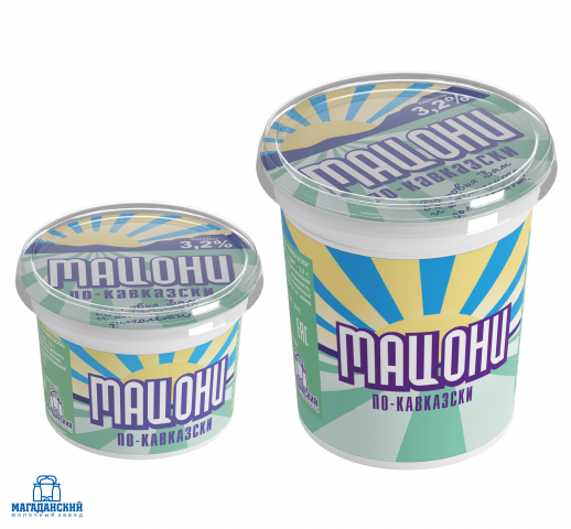 Визуализация продукта "Мацони" для каталога