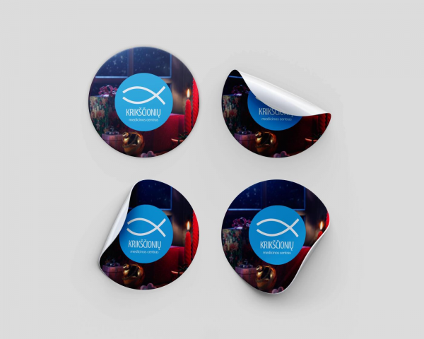 Наклейки на новогодние подарки