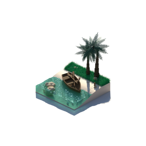 Изометрия Island