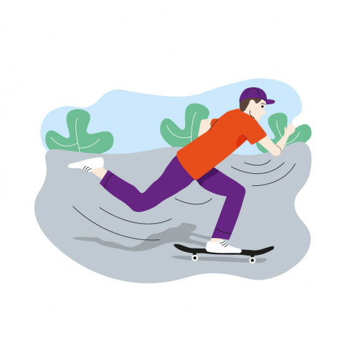 Скейтбордист