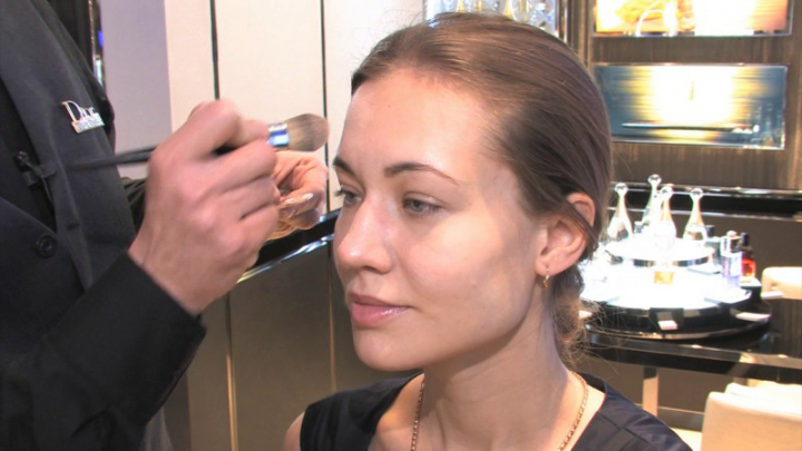 Мастер-класс  по визажу для журнала ELLE