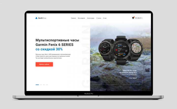 NorthShop - продажа часов Garmin