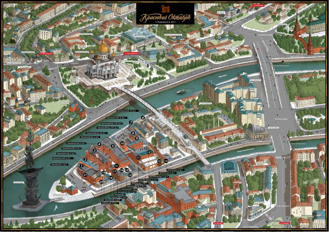 карты Москвы