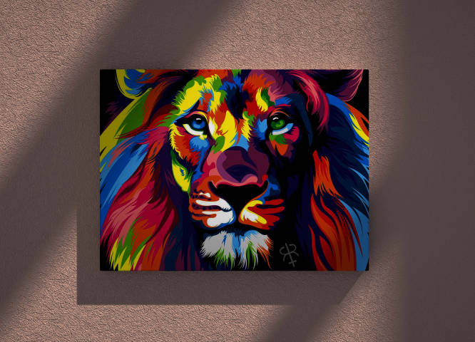 Векторизация   lion
