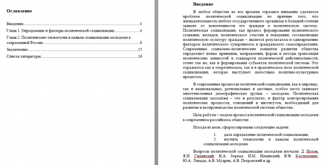 Особенности политической социализации молодежи в современной Рос