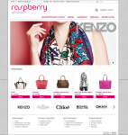 Raspberry - шаблона для интернет магазина на CMS OpenCart