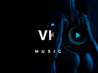 Дизайн iOS приложения VK music