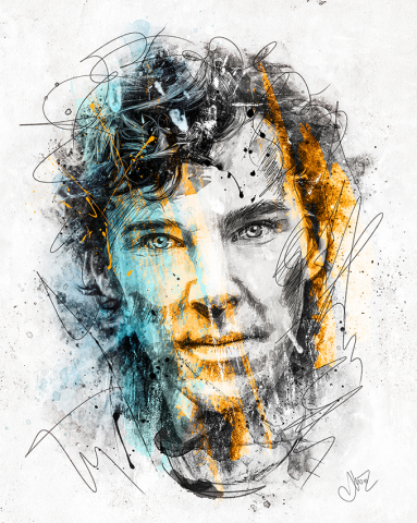 Benedict Cumberbatch (ARTmosfera style)