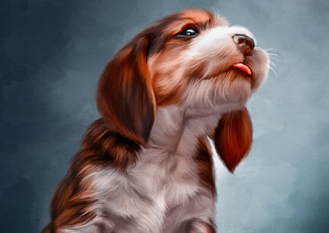 Beagle puppy (Digital Dog) цифровой рисунок